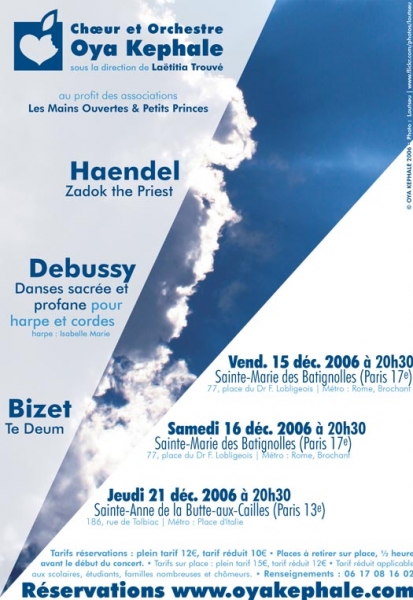 Haendel, Debussy, Bizet