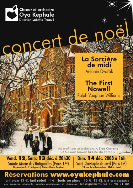Dvořák, Williams, Gounod, Duruflé